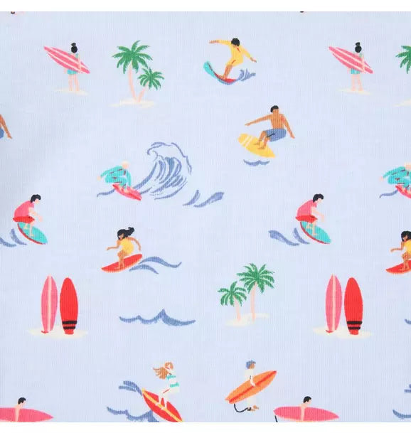 Good Night Short Pajama In Surfer