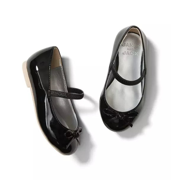 Patent Bow Ballet Flat
