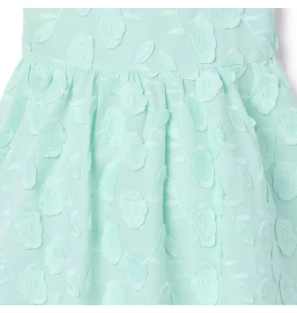 Floral Appliqué Dress