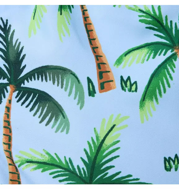 Recycled Palm Tree Swim Trunk