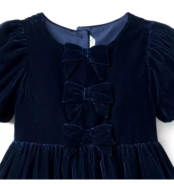 The Velvet Bow Dress