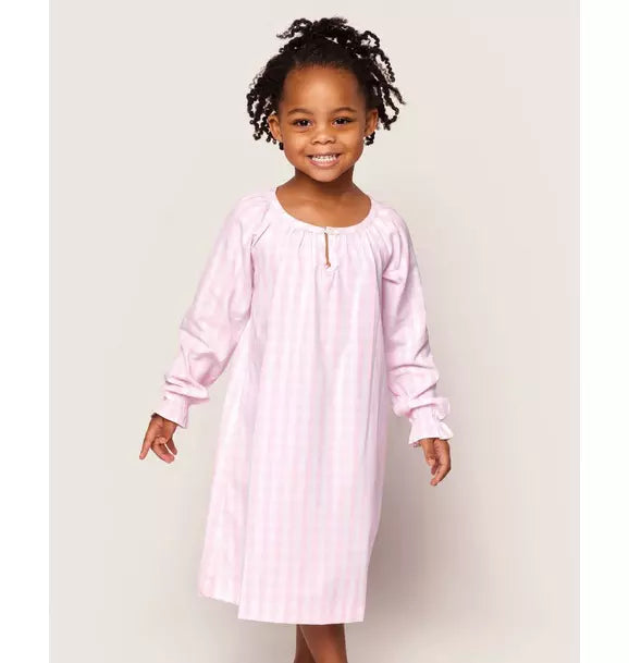 Pink Gingham Delphine Nightgown