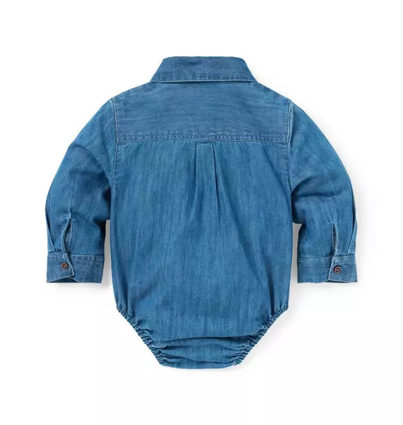 Baby Chambray Bodysuit