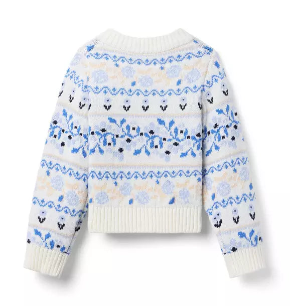 Floral Fair Isle Cardigan