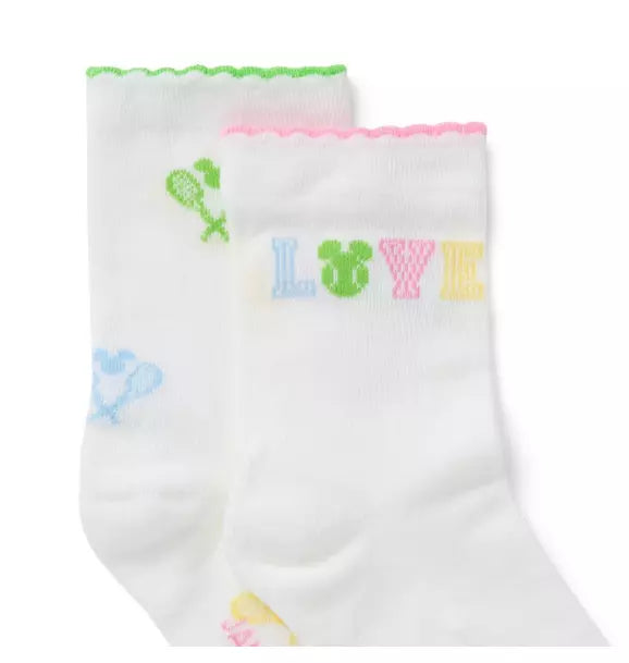 Disney Mickey Mouse Tennis Sock 2-Pack