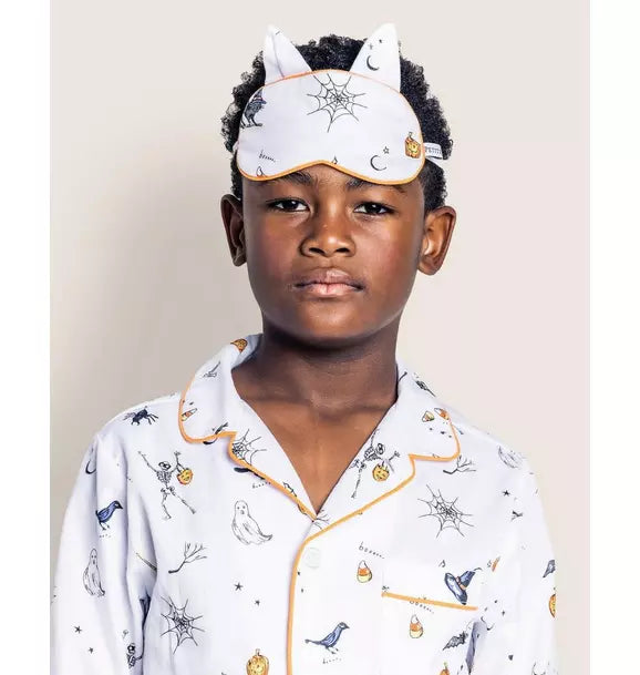 Kid's Twill Kitty Sleep Mask in Trick or Treat