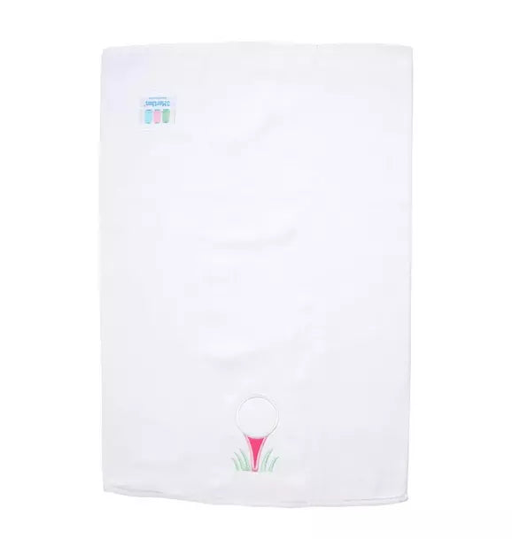 Golf Applique Burp Cloth