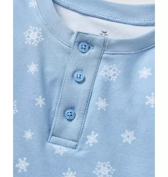 Kids Pima Snug Fit Pajama in Periwinkle Wonderland