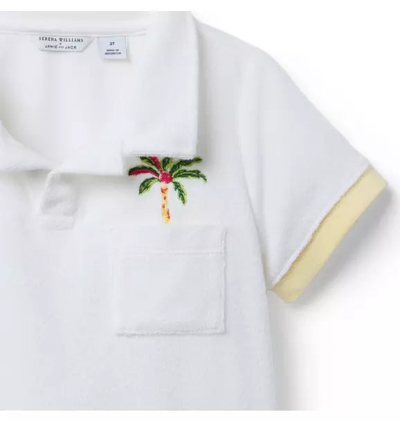 Serena Williams x Janie and Jack Palm Terry Polo