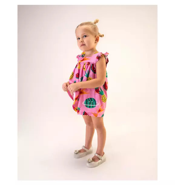 Toddler Sweet Love+Princess Mary Jane Ballet Flat in Metallic White