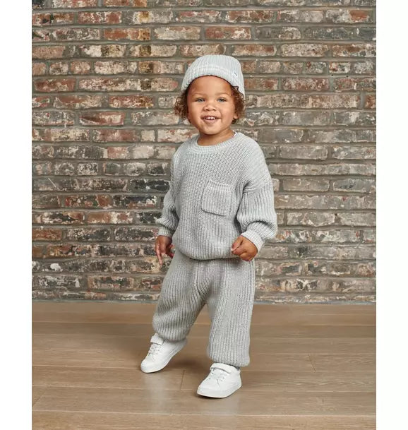 Beanie Tennis Chunky - Pearl Grey/Ecru