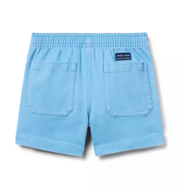 Twill Patch Pocket Pull-On Short