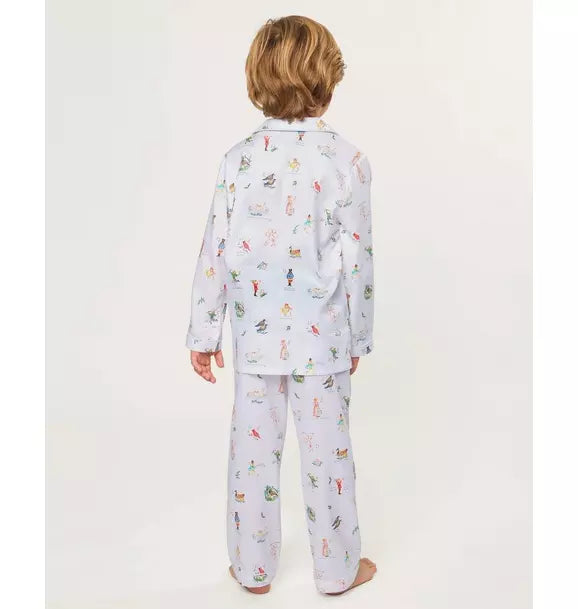 Kid's Twill Pajama Set in 12 Days of Christmas