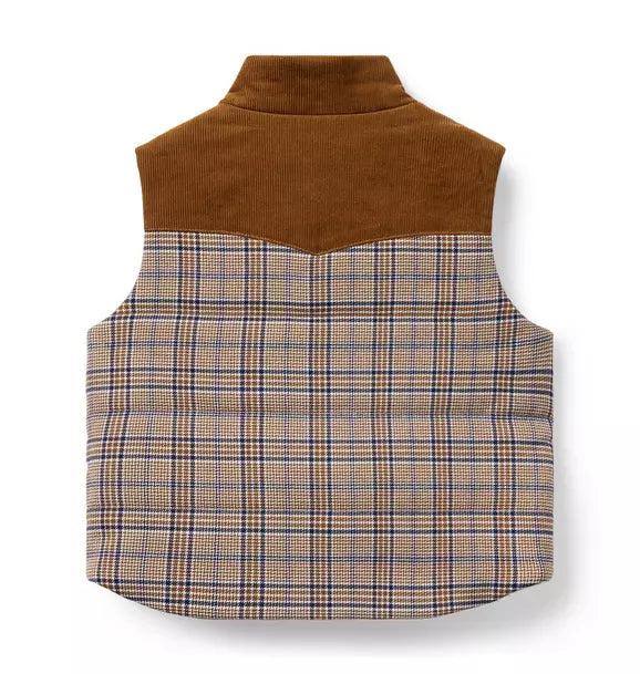 The Western Plaid Vest