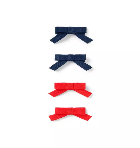 Bow Barrette Set