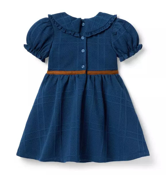 The Quilted Collared Equestrian Dress