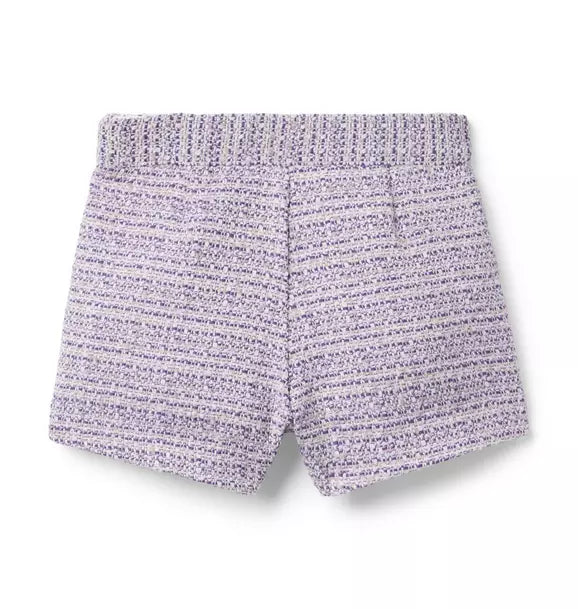 Tweed Patch Pocket Short