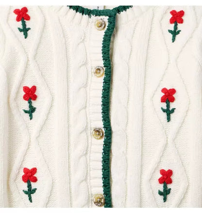 The Embroidered Floral Cardigan