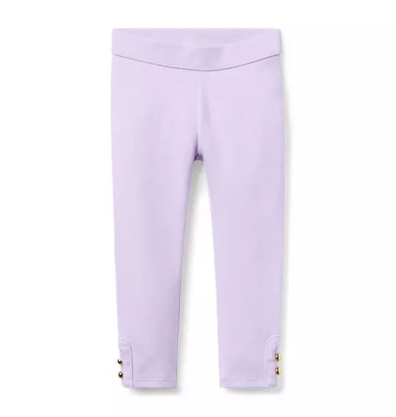 Button Cuff Ponte Pant