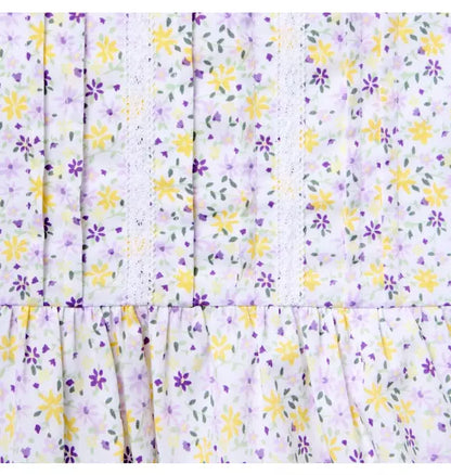 Ditsy Floral Pintuck Top