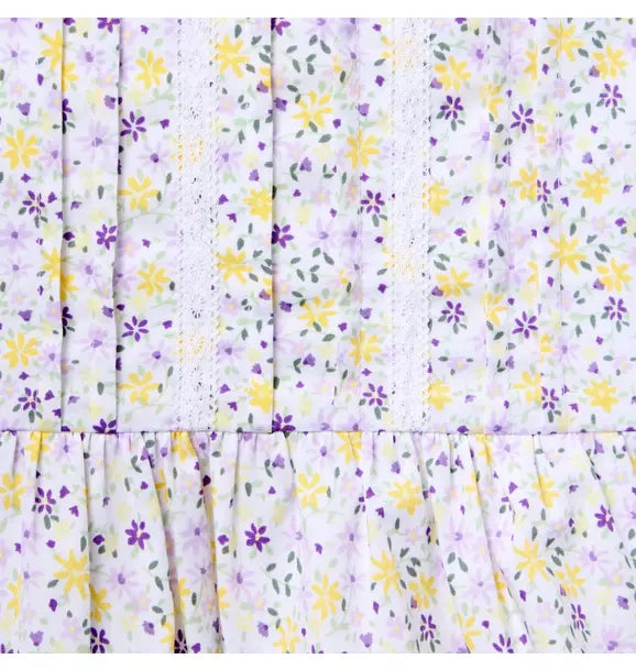 Ditsy Floral Pintuck Top