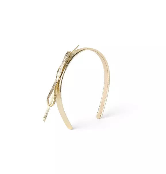 Metallic Bow Headband