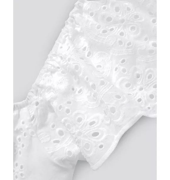 Women's Twill Ava Nightgown in White