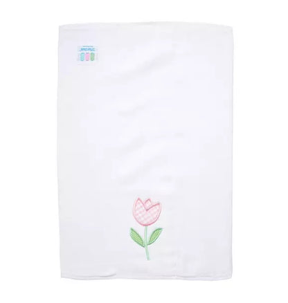 Tulip Applique Burp Cloth