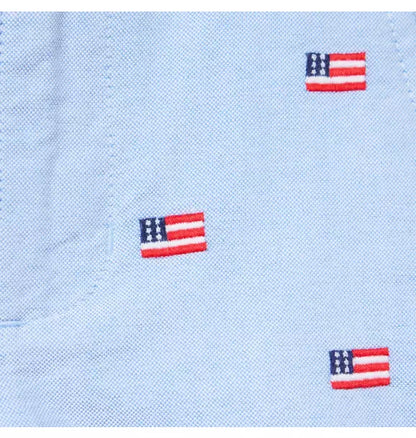 Embroidered Flag Oxford Short