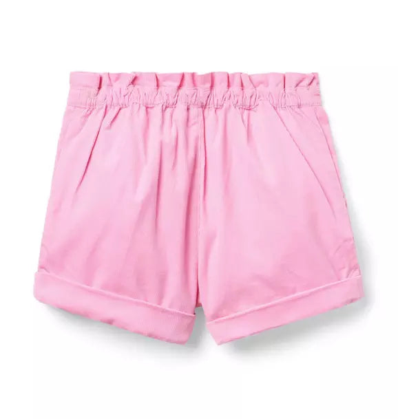 Corduroy Ruffle Short