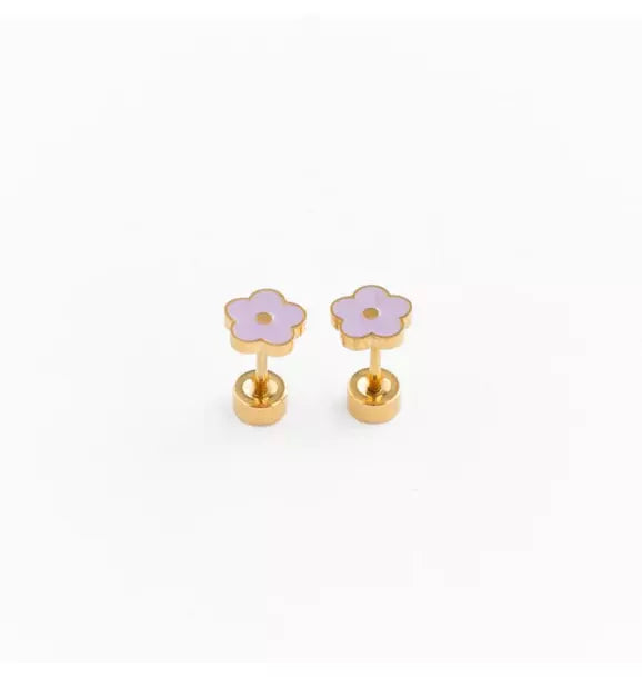 Petite Flower Stud Earrings