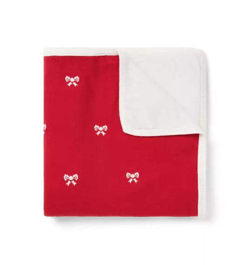 Baby Bow Sweater Blanket