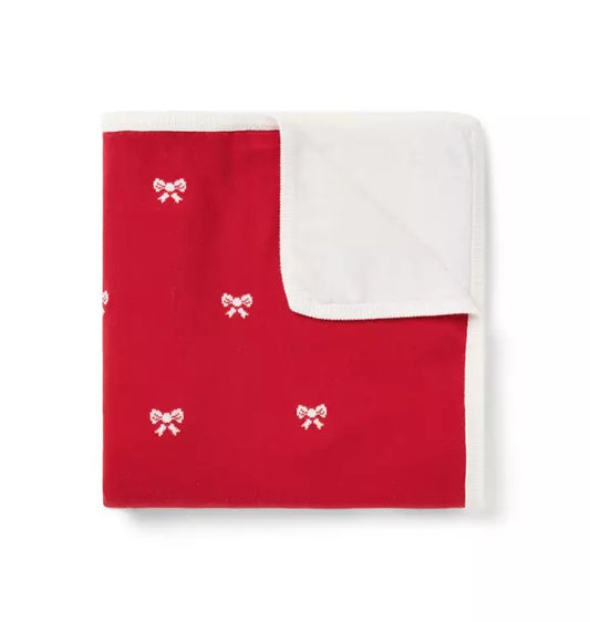 Baby Bow Sweater Blanket