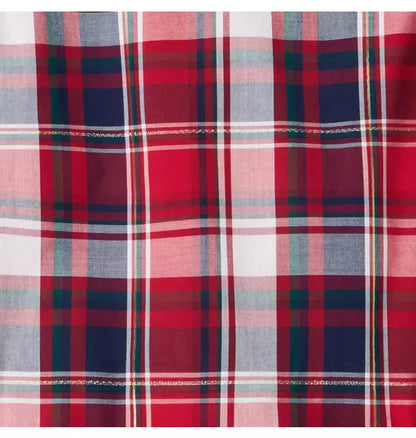 The Tartan Shimmer Bow Dress