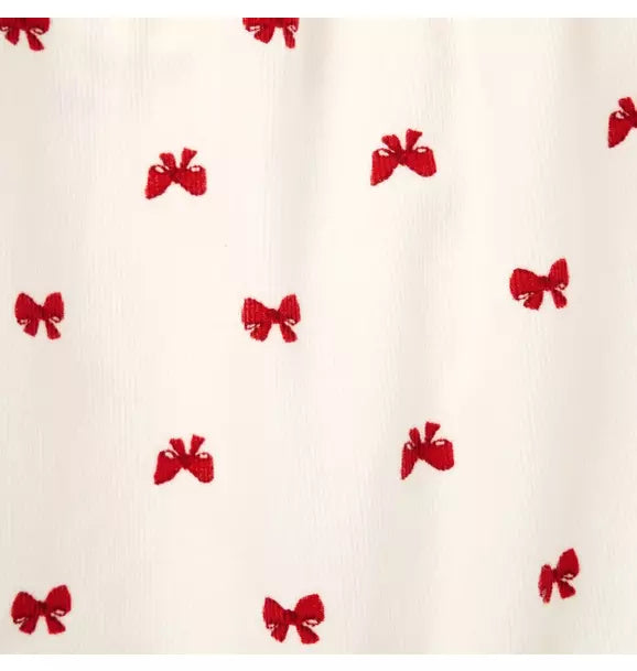 Baby Bow Corduroy Romper