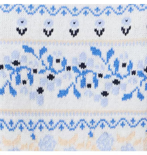 Floral Fair Isle Cardigan