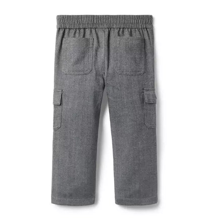 The Herringbone Cargo Pant