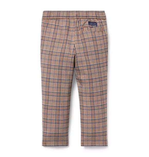 Plaid Pull-On Pant