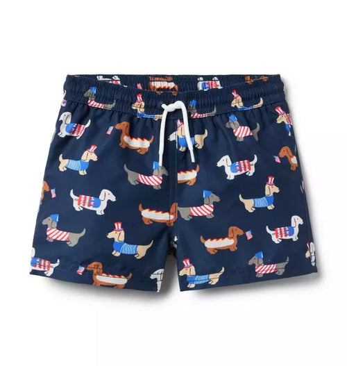 Americana Dog Swim Trunk