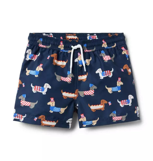 Americana Dog Swim Trunk
