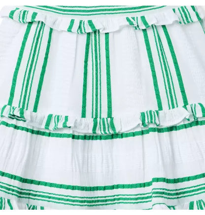 Striped Ruffle Dress