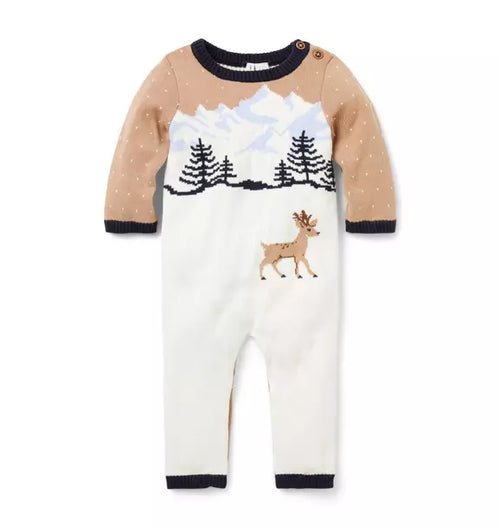 Baby Deer Sweater One-Piece