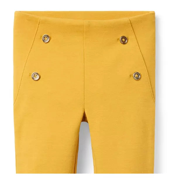 Button Ponte Pant