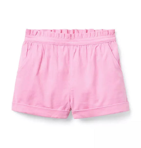 Corduroy Ruffle Short