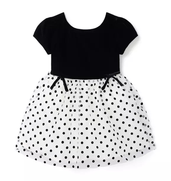 The Velvet Dot Dress