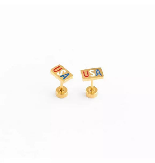 USA Stud Earrings