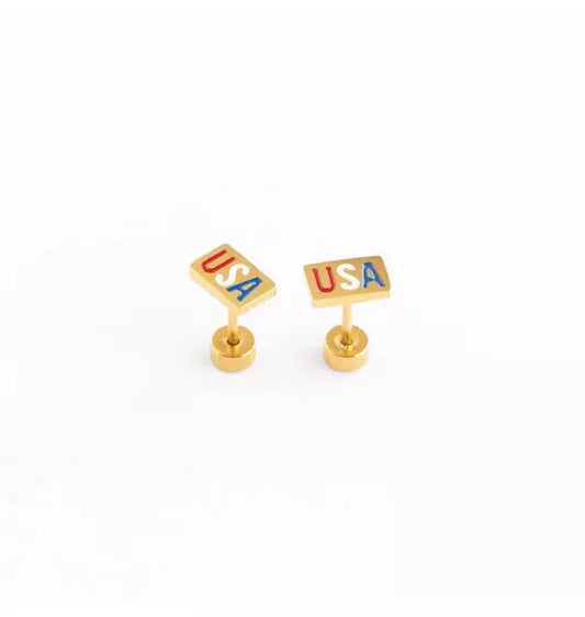 USA Stud Earrings
