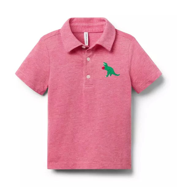 Dinosaur Heart Pique Polo