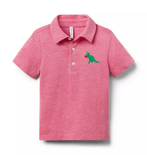 Dinosaur Heart Pique Polo