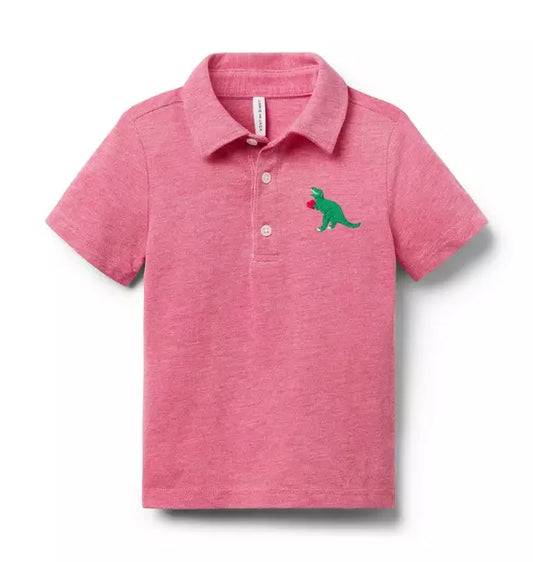 Dinosaur Heart Pique Polo